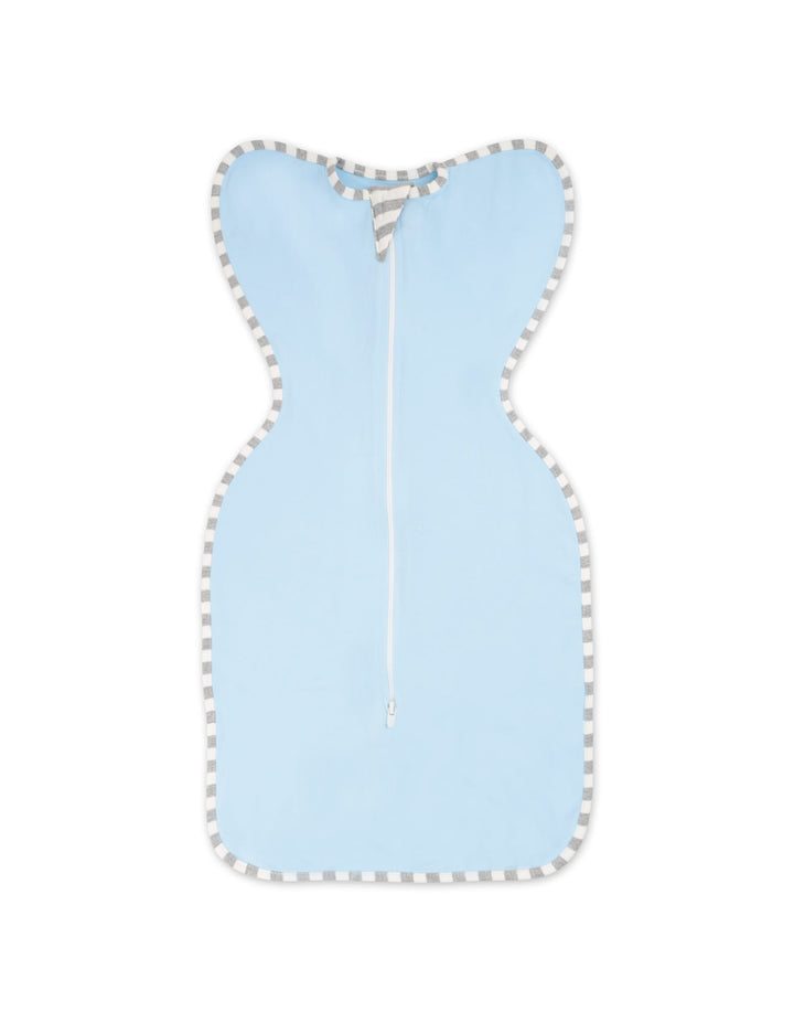 Newborn Boy Zipper Swaddle Wrap Light Blue at Zubaidas