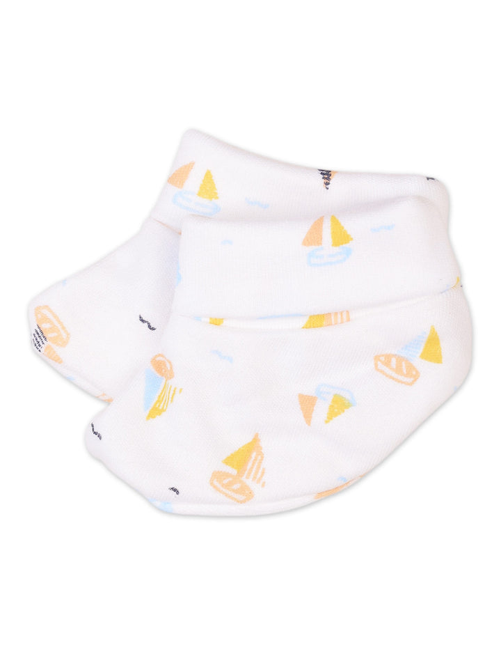 Newborn Boys Booties Pack of 2 Bambies Ocean at Zubaidas Official Pakistan