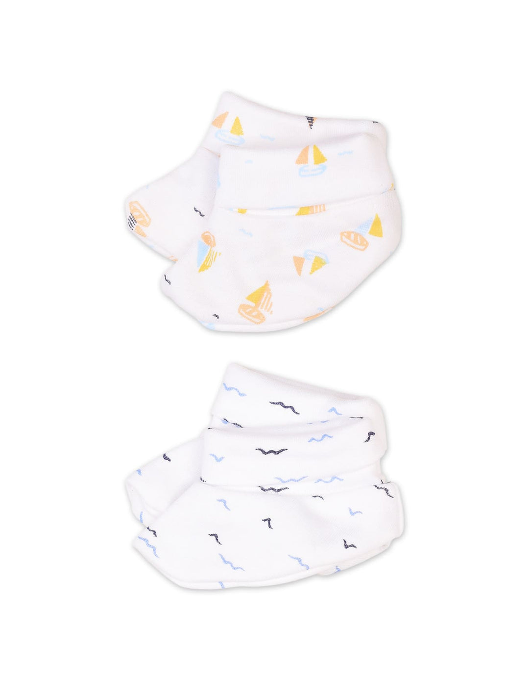 Newborn Boys Booties Pack of 2 Bambies Ocean at Zubaidas