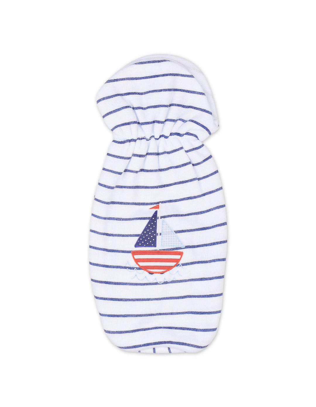 Infant Boys Feeder Cover Bambies Ocean Ships Printed White at Zubaidas
