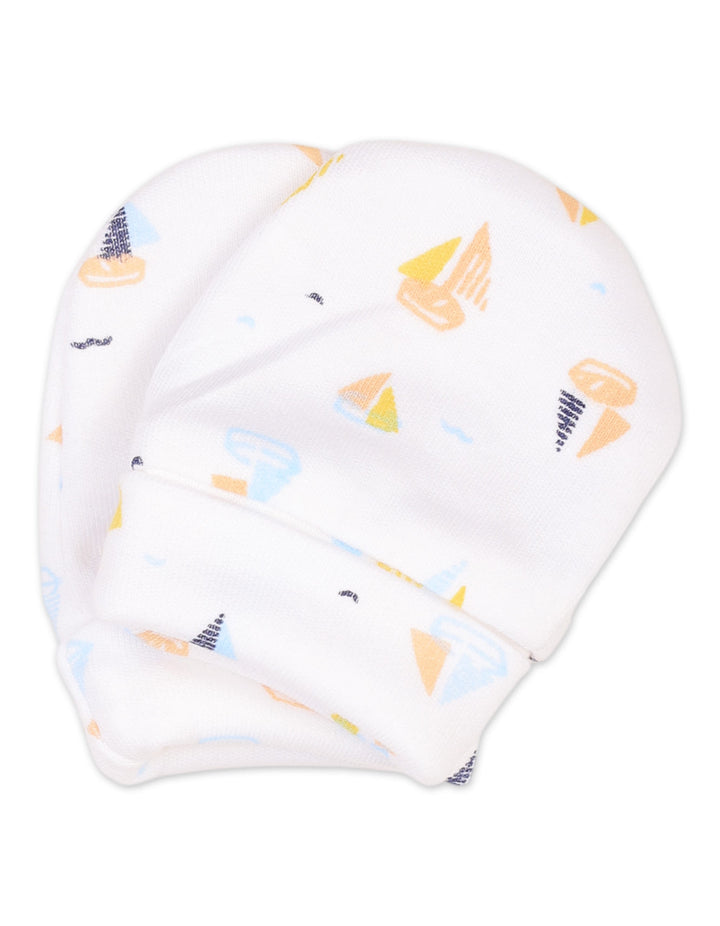 Newborn Boys Mittens Pack of 2 Bambies Ocean at Zubaidas Online Pakistan