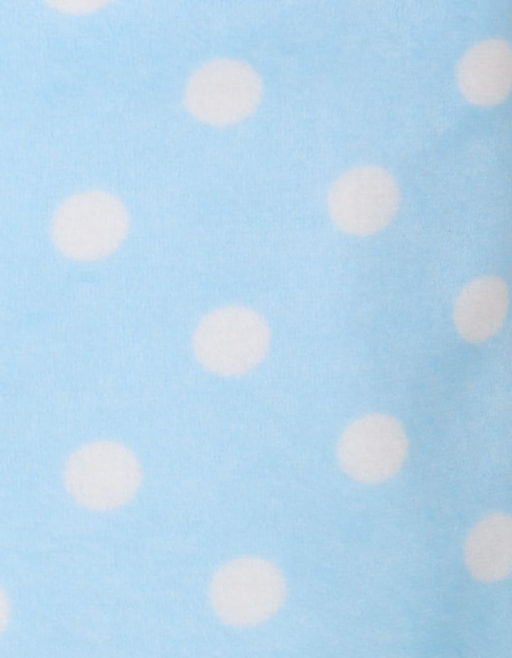 Newborn Boys Polka Dots Blankets Bambies Light Blue at Zubaidas Official Pakistan