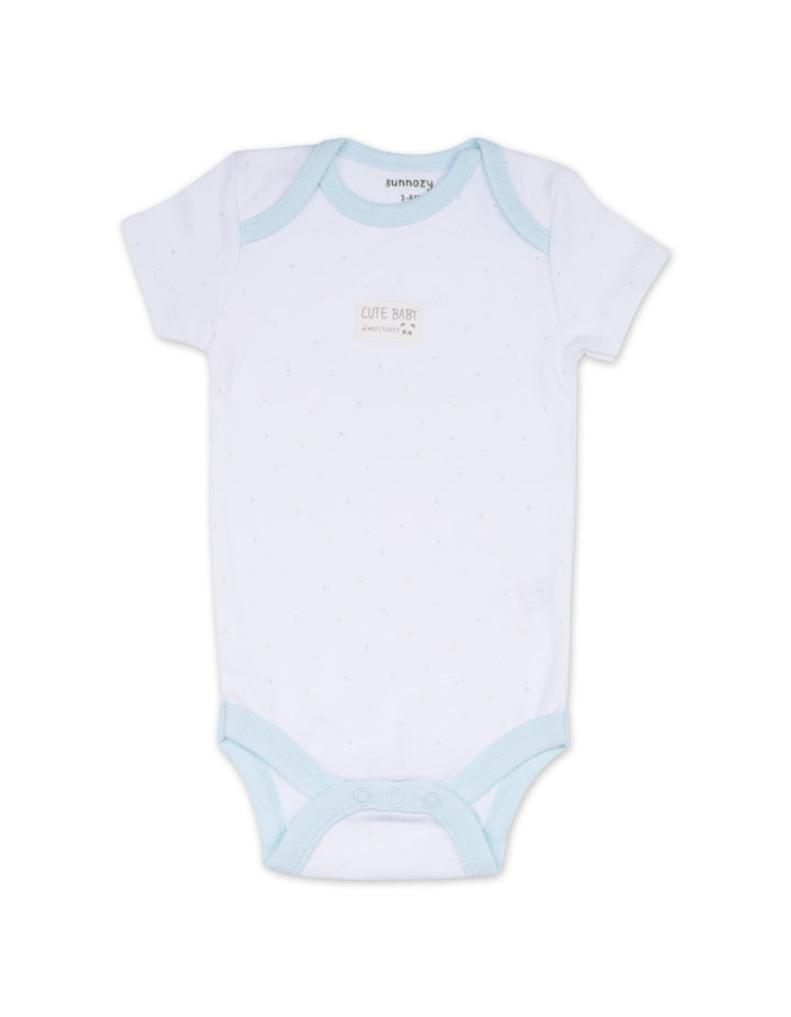 Newborn Boys Short Sleeve Bodysuits Pack of 5 Panda and Bear Print at Zubaidas Best Baby and Kids Store in Pakistan