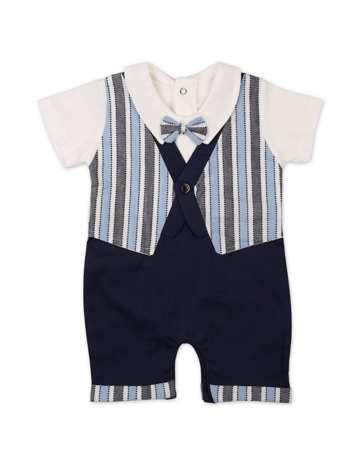Newborn Boys Summer Romper Blue Premium Turkish Collection at Zubaidas