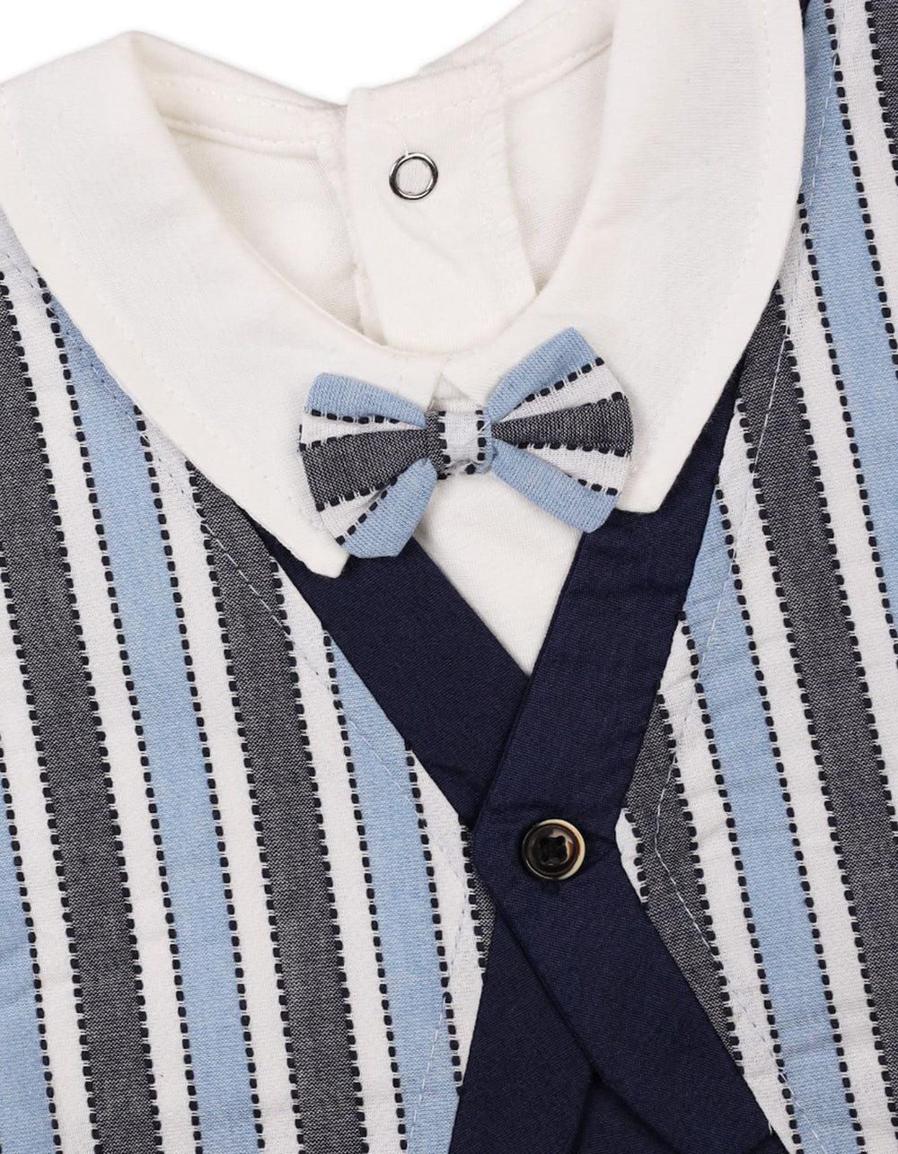 Newborn Boys Summer Romper Blue Premium Turkish Collection at Zubaidas Pakistan