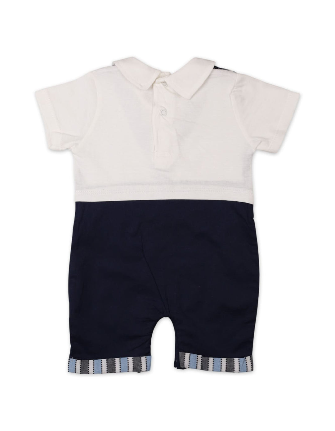 Newborn Boys Summer Romper Blue Premium Turkish Collection at Zubaidas Official Pakistan