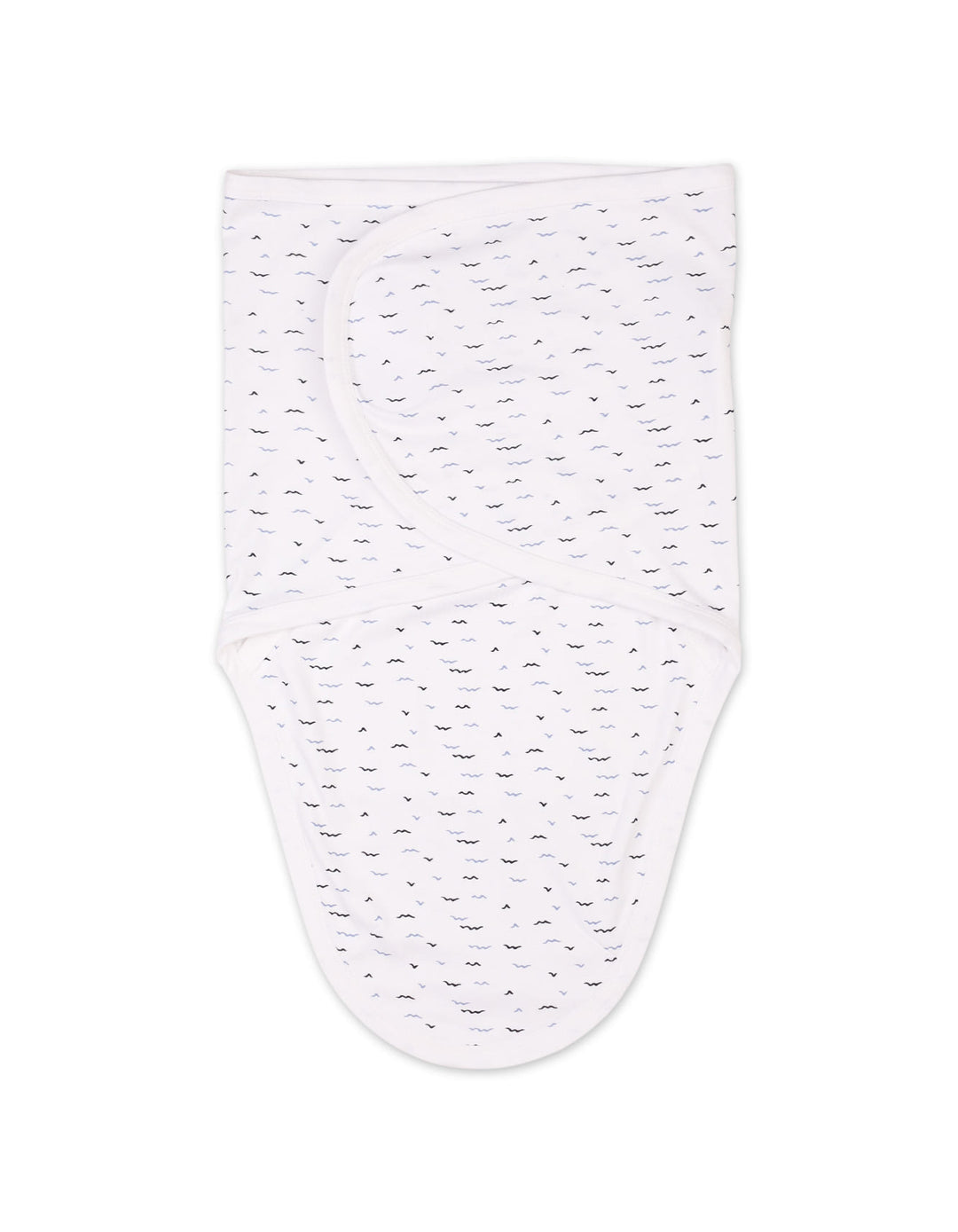 Newborn Boys Swaddling Sheet Bambies Ocean Birds Printed White at Zubaidas Online Pakistan