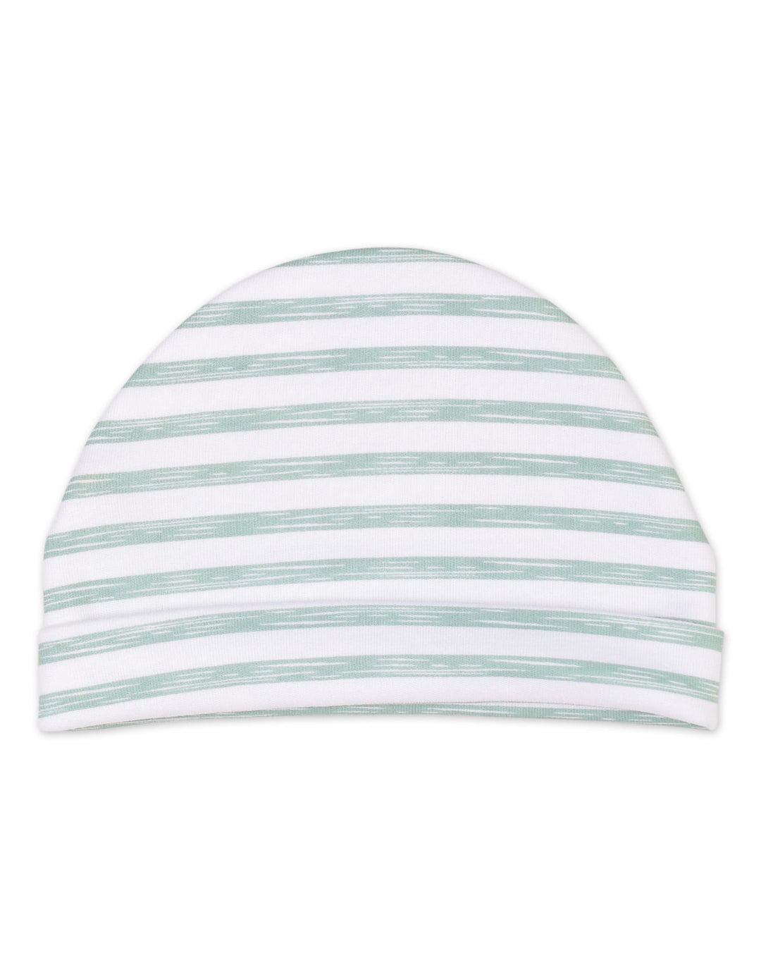 Newborn Cap Bambies Marine Green Stripes at Zubaidas