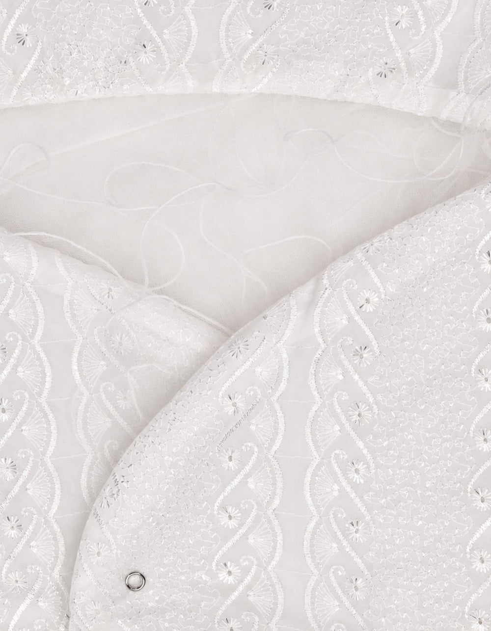 Newborn Carry Nest Bow Ruffle White at Zubaidas Official Pakistan