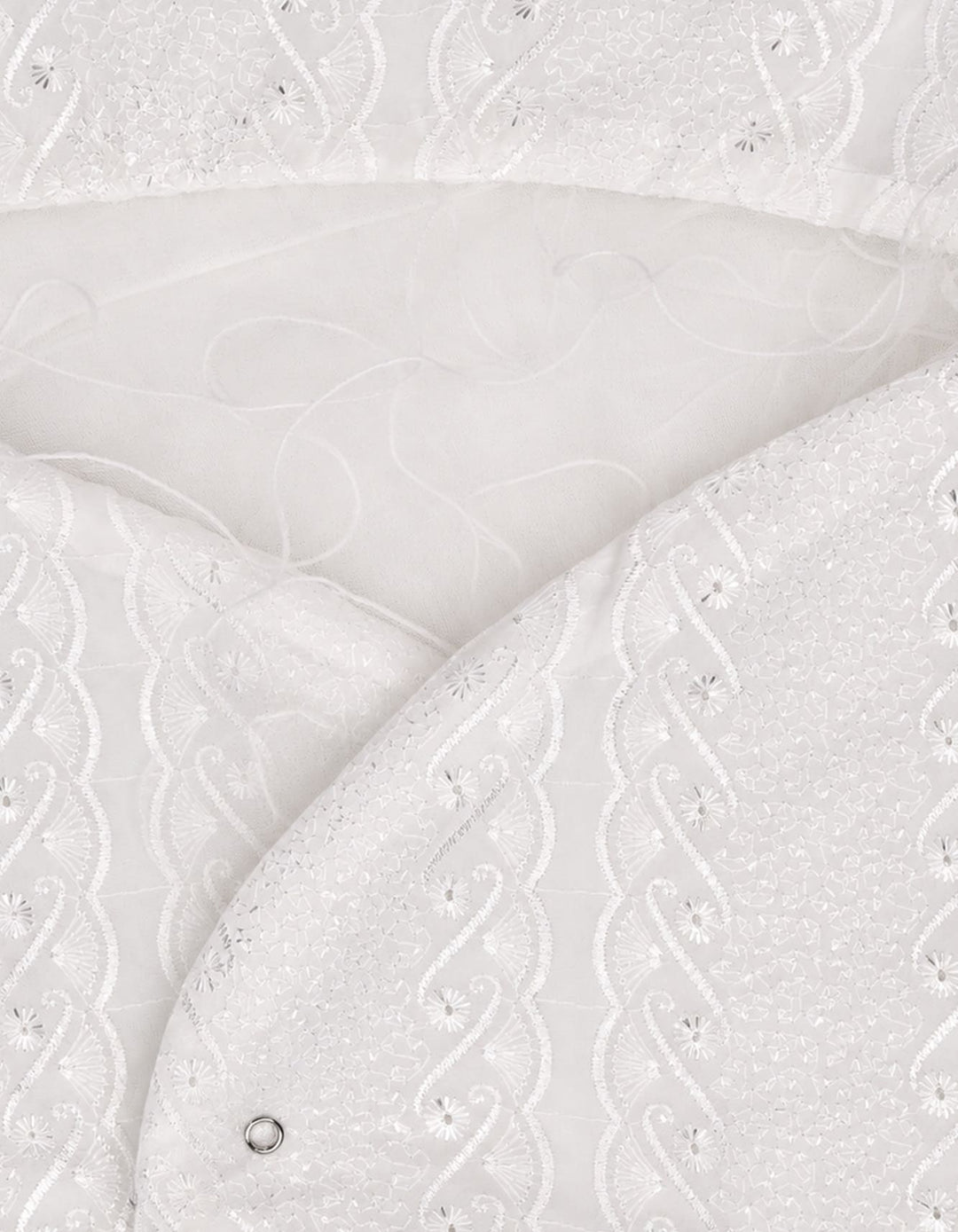 Newborn Carry Nest Bow Ruffle White at Zubaidas Official Pakistan