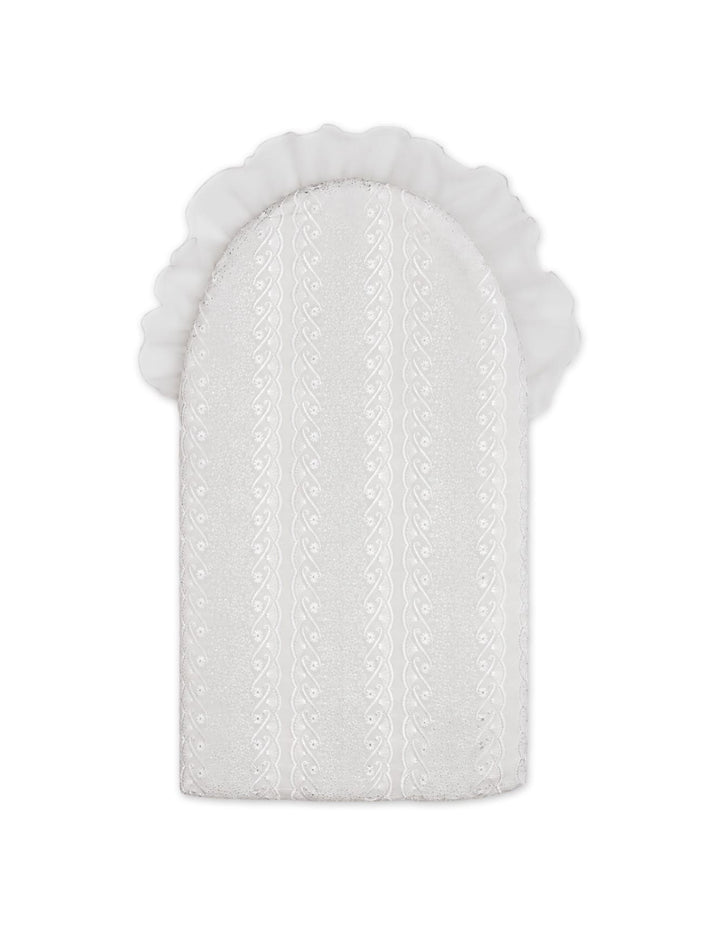 Newborn Carry Nest Bow Ruffle White at Zubaidas Online Pakistan