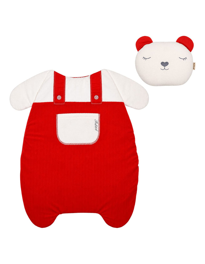 Newborn Carry Nest with Pillow Panda Red at Zubaidas