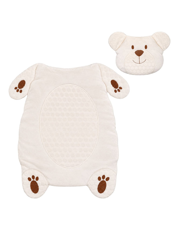 Newborn Changing Mat with Pillow Bear Beige at Zubaidas