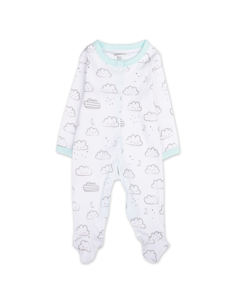 Newborn Clothing Gift Set 5 Pcs Dream Big Mint Green and White at Zubaidas Official Pakistan