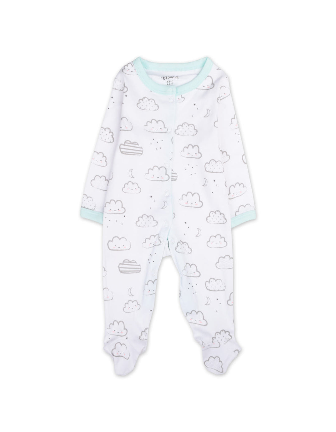 Newborn Clothing Gift Set 5 Pcs Dream Big Mint Green and White at Zubaidas Official Pakistan