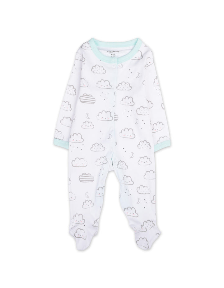 Newborn Clothing Gift Set 5 Pcs Dream Big Mint Green and White at Zubaidas Official Pakistan
