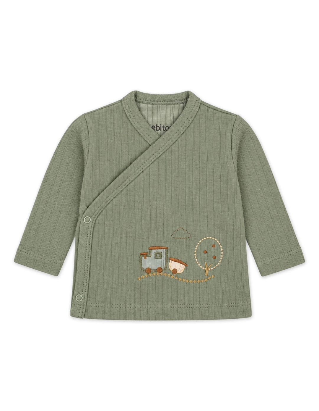 Newborn Clothing Gift Set 5 Pcs Train and Tree Olive Green at Zubaidas Official Pakistan