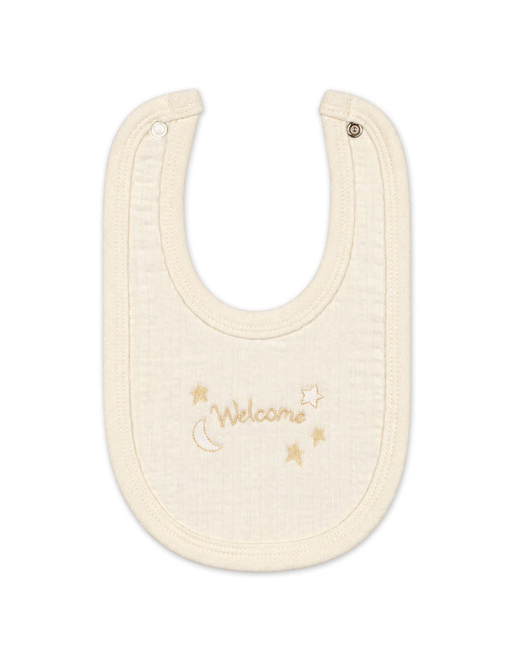 Newborn Clothing Gift Set 5 Pcs Welcome to the World Off White at Zubaidas Best Baby and Kids Store in Pakistan