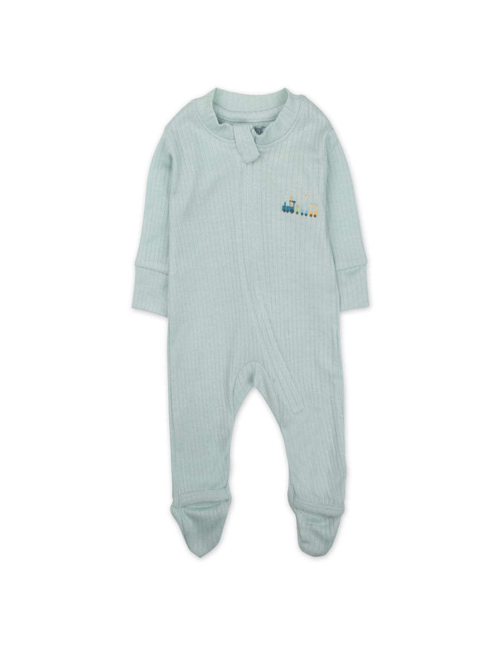 Newborn Clothing Gift Set 6 Pcs Train Mint Green at Zubaidas Official Pakistan