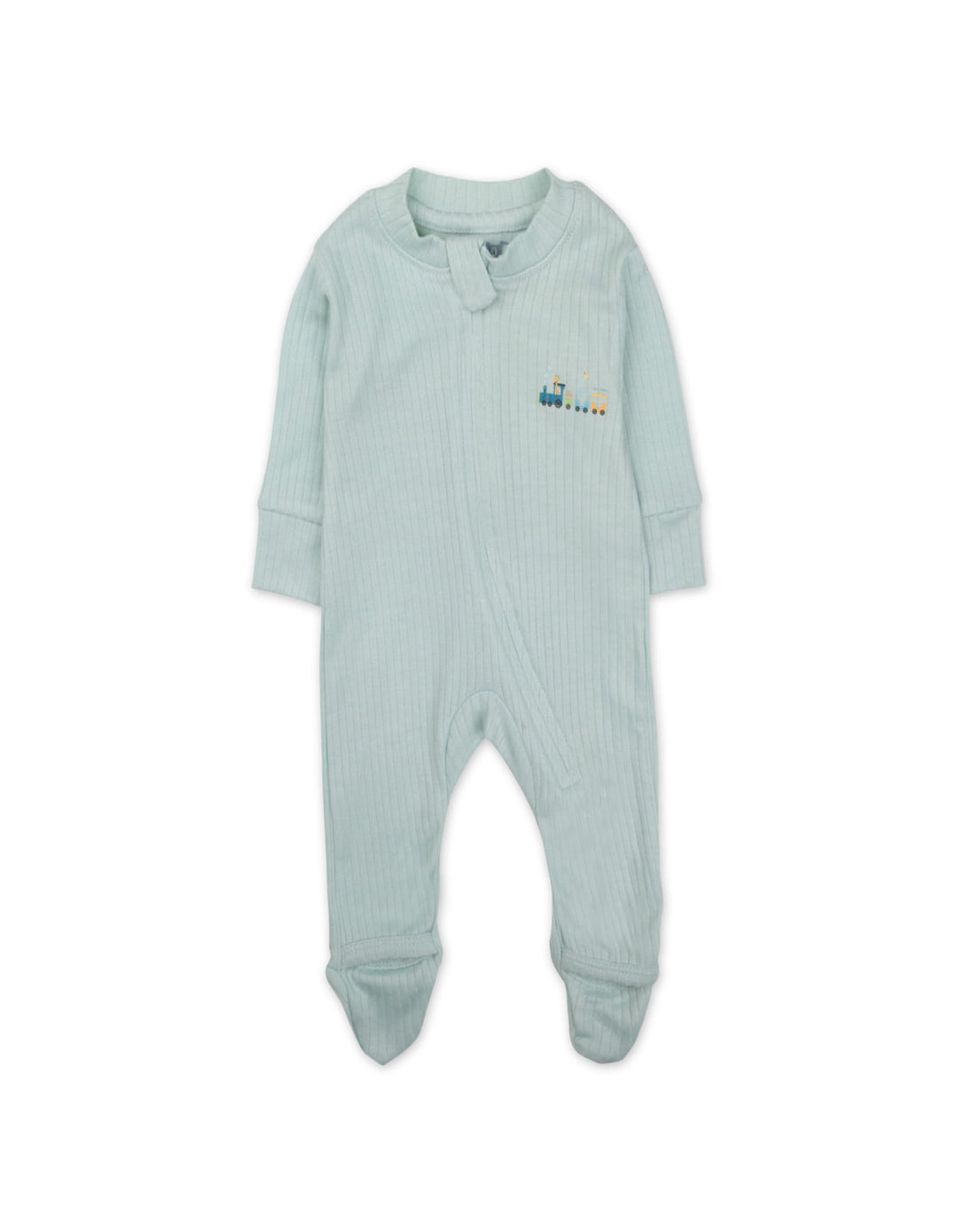 Newborn Clothing Gift Set 6 Pcs Train Mint Green at Zubaidas Official Pakistan