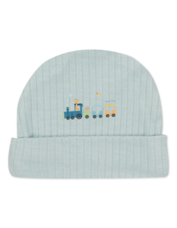 Newborn Clothing Gift Set 6 Pcs Train Mint Green at Zubaidas Number 1 Baby Store in Pakistan