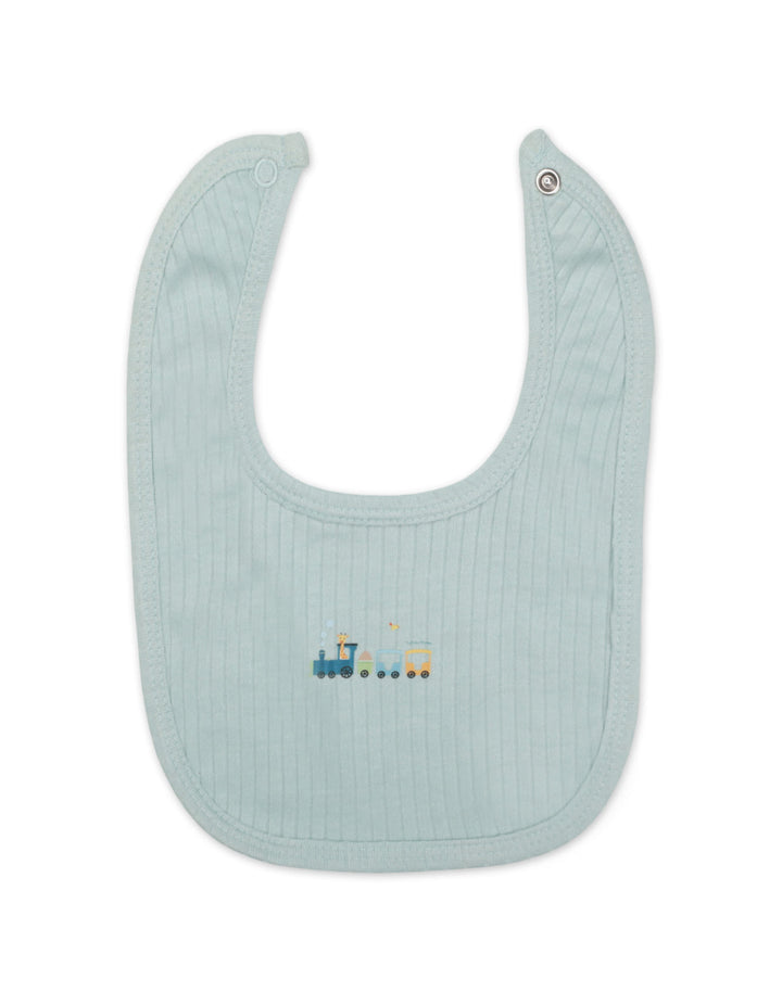 Newborn Clothing Gift Set 6 Pcs Train Mint Green at Zubaidas Most Trusted Baby Store in Pakistan