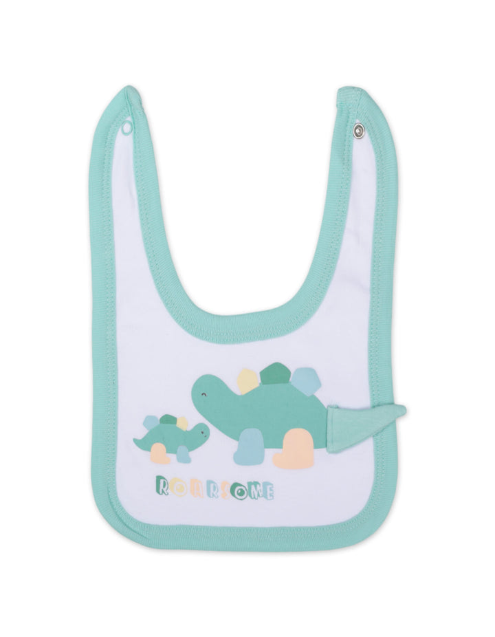 Newborn Clothing Gift Set 8 Pcs Dino Fun Club Green and White at Zubaidas Number 1 Baby and Kids Store in Pakistan