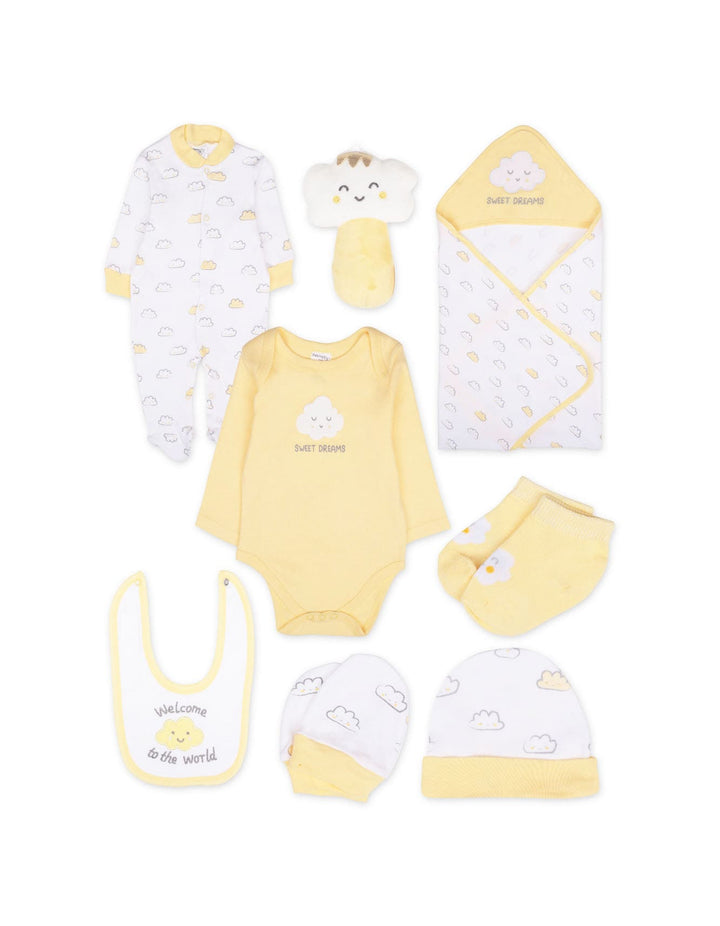 Newborn Clothing Gift Set 8 Pcs Sweet Dreams at Zubaidas