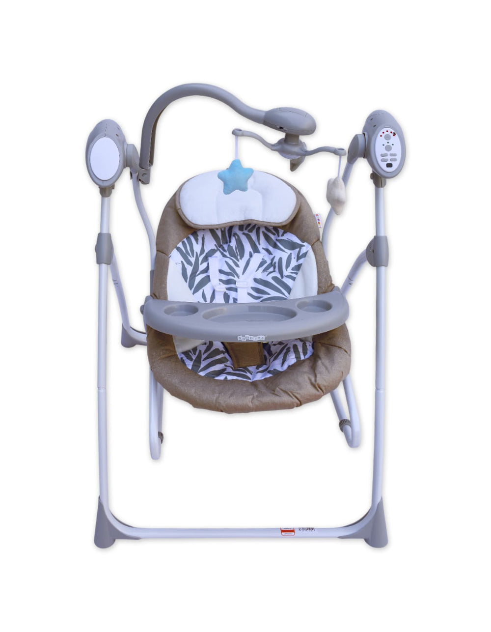 Newborn Electric Foldable Swing and Rocker Bambies Beige BM-SW-008 at Zubaidas Official Pakistan