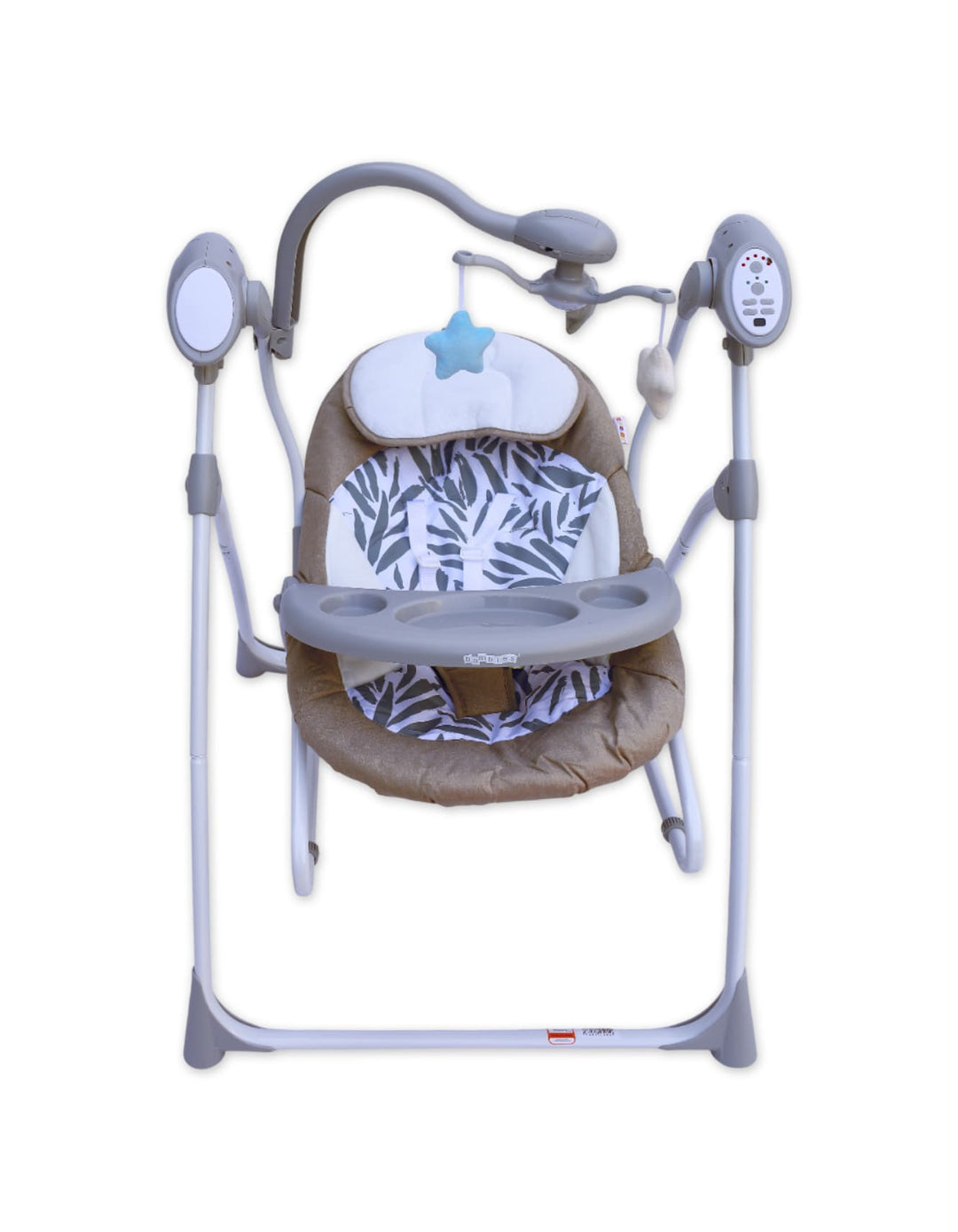 Newborn Electric Foldable Swing and Rocker Bambies Beige BM-SW-008 at Zubaidas Official Pakistan