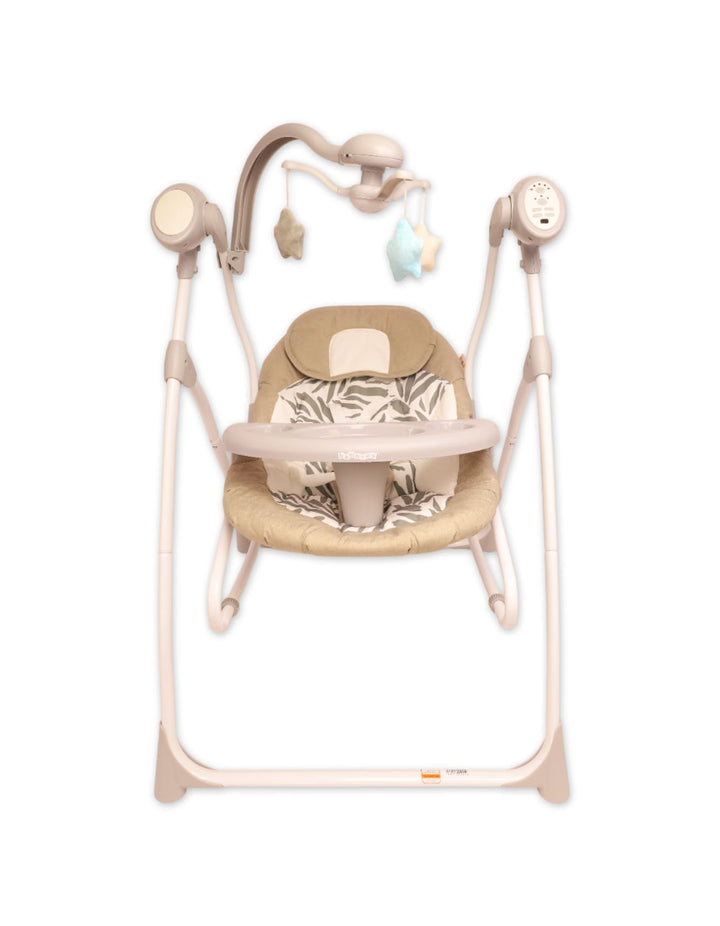 Newborn Electric Foldable Swing and Rocker Bambies Beige BM-SW-008 at Zubaidas Official Pakistan