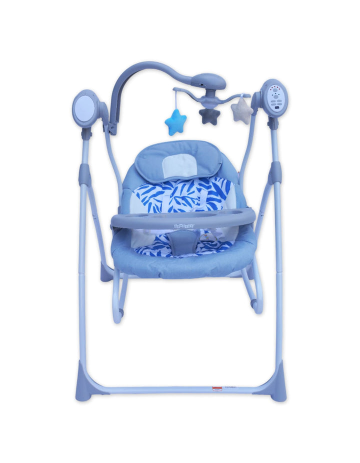 Newborn Electric Foldable Swing and Rocker Bambies Blue BM-SW-007 at Zubaidas Pakistan