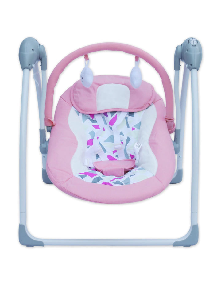 Newborn Electric Foldable Swings Bambies Pink BM-SW-004 at Zubaidas