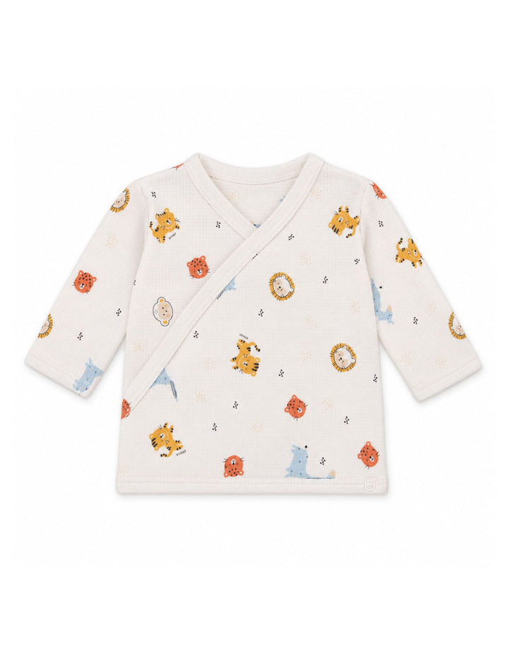 Newborn Gift Set 6 Pcs Safari Animal Off White at Zubaidas Official Pakistan