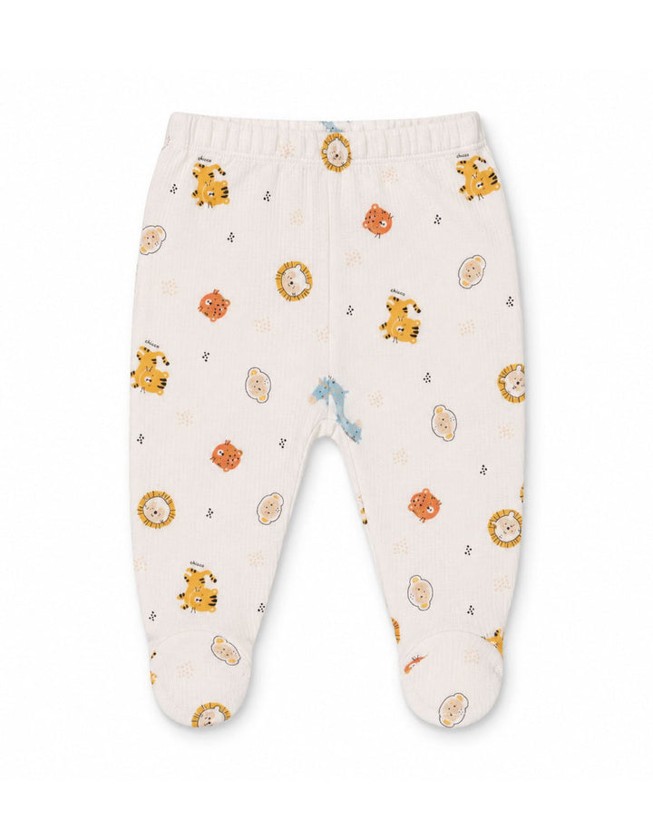 Newborn Gift Set 6 Pcs Safari Animal Off White at Zubaidas Online Pakistan