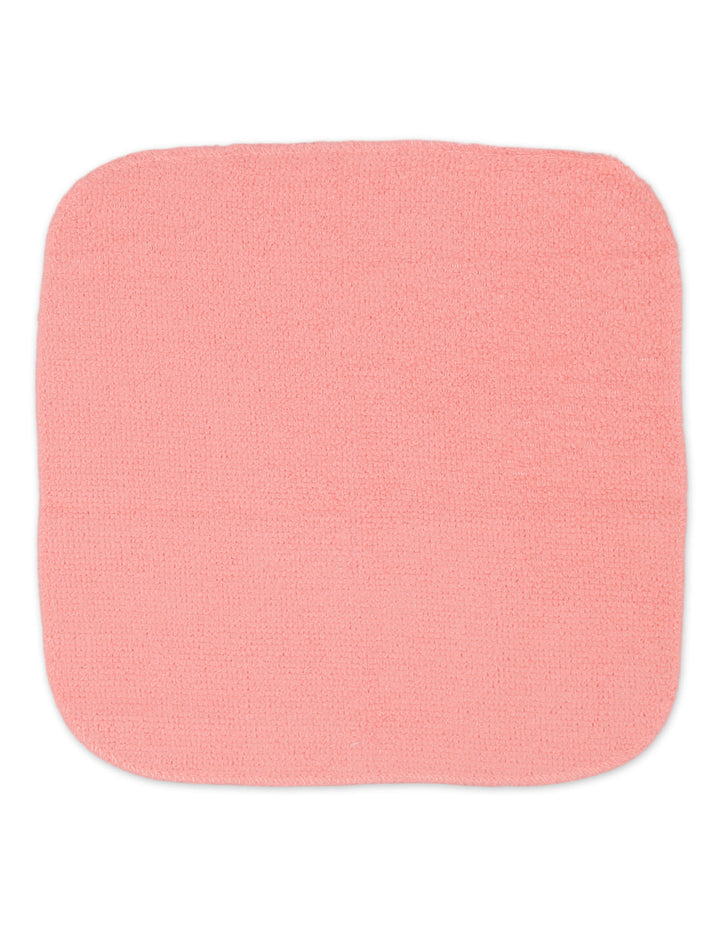 Newborn Girl Bath Towel and Washcloth Set Floral Peach and White at Zubaidas Best Online Baby Shop in Pakistan