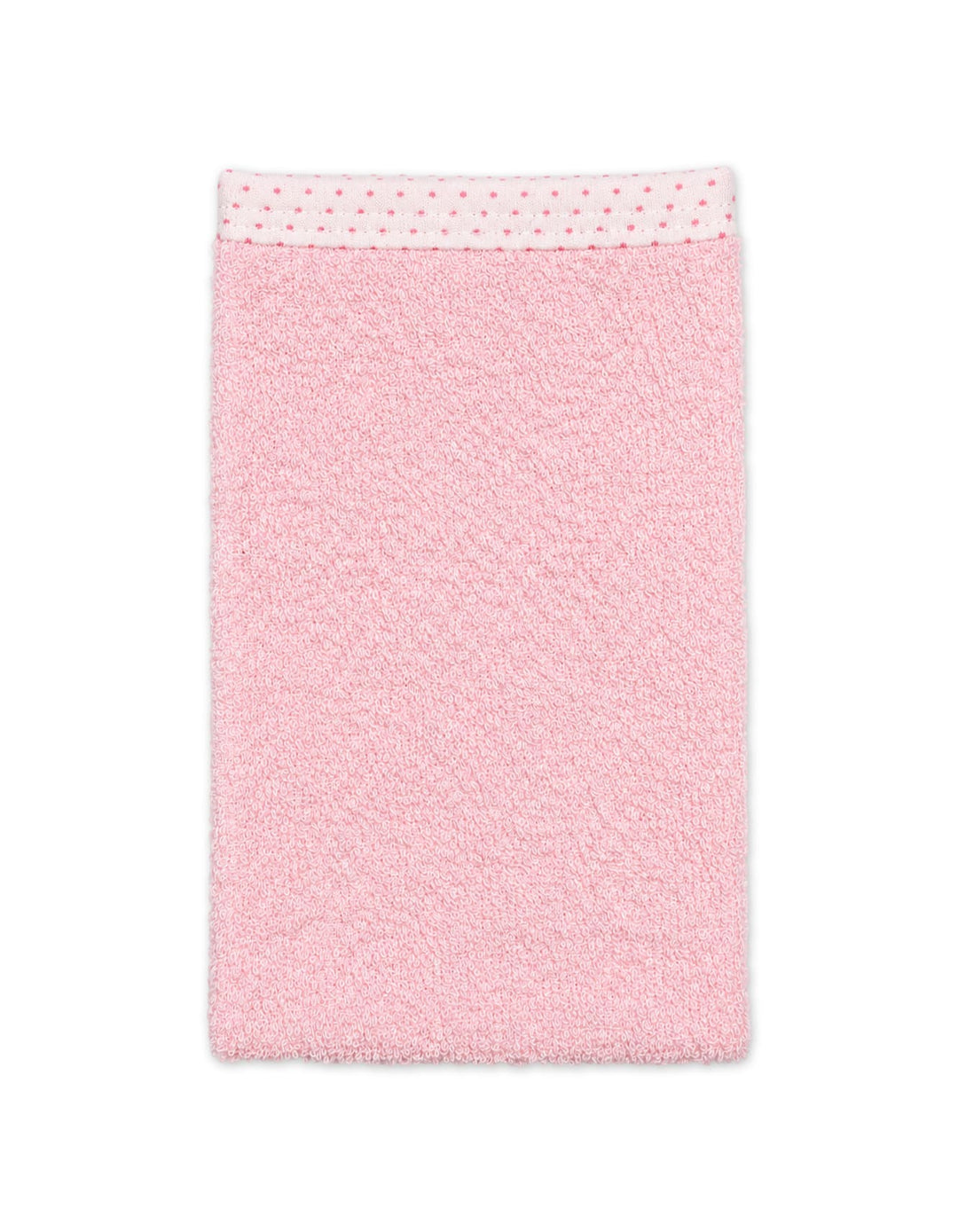 Newborn Girl Bath Towel Hooded Love and Heart Pink and Off White at Zubaidas Best Online Baby and Kids Store in Pakistan