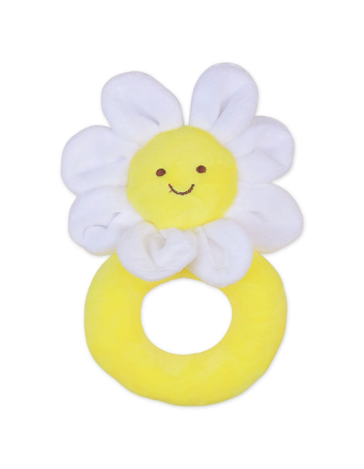 Newborn Girl Blanket Plush Rattle Toy Butterfly and Flower at Zubaidas Official Pakistan