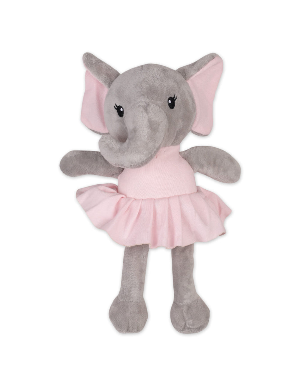 Newborn Girl Blanket Plush Rattle Toy Elephant Grey at Zubaidas Official Pakistan