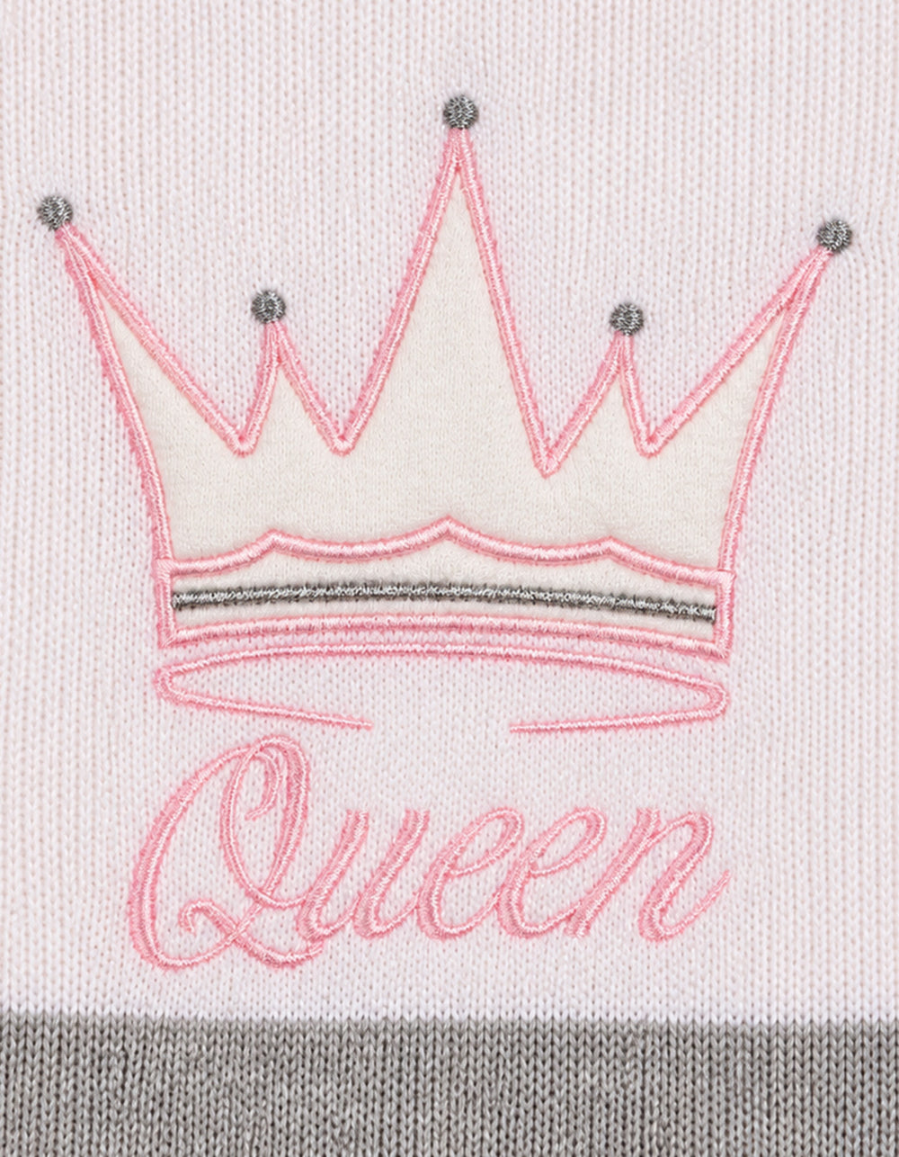 Newborn Girl Blanket Queen Pink and White at Zubaidas Official Pakistan