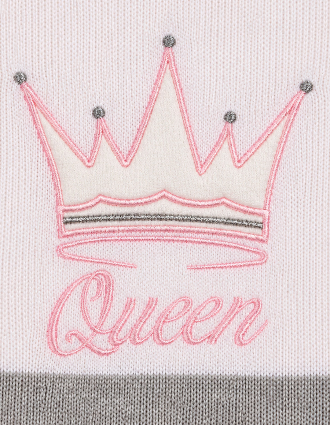 Newborn Girl Blanket Queen Pink and White at Zubaidas Official Pakistan