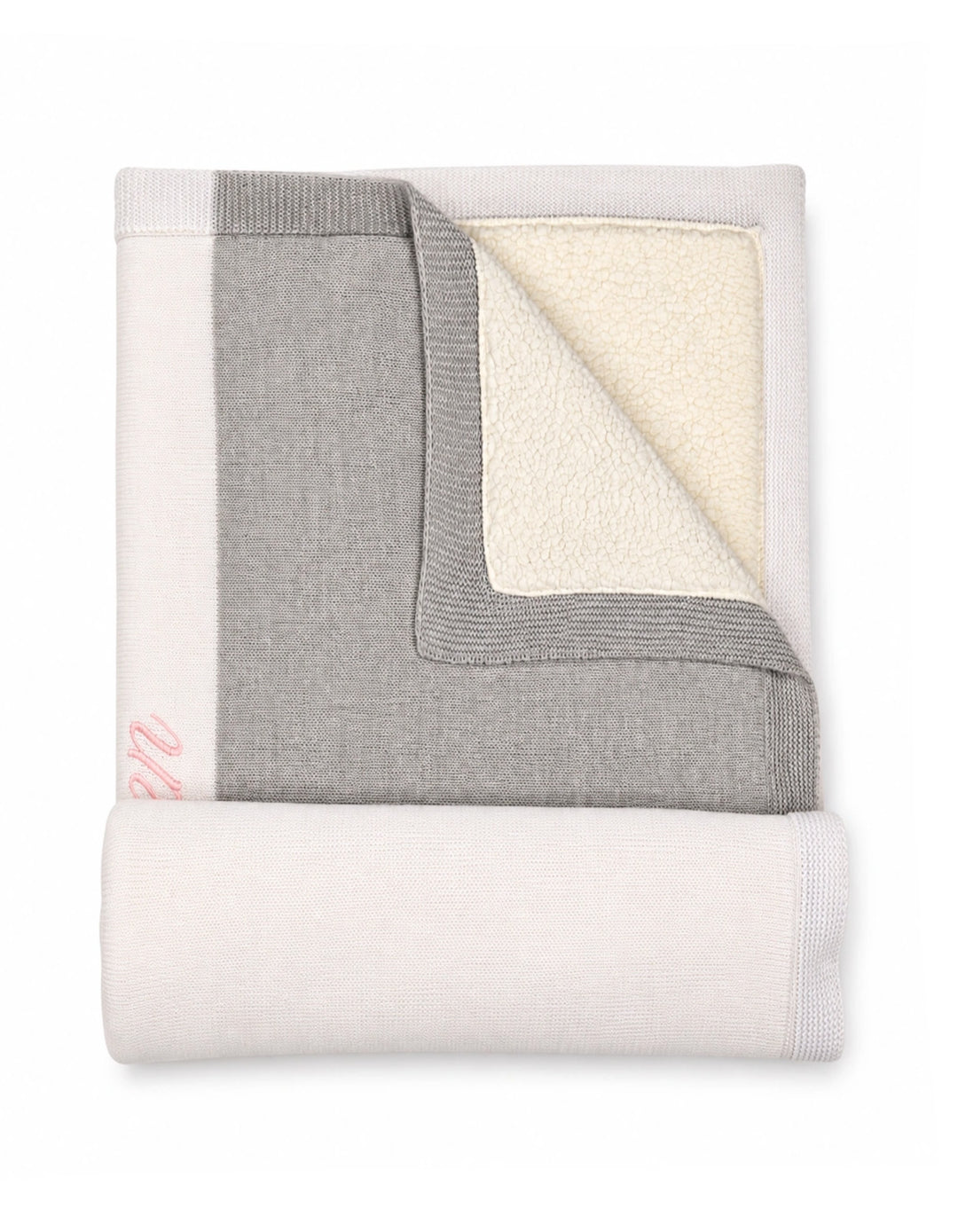 Newborn Girl Blanket Queen Pink and White at Zubaidas Online Pakistan