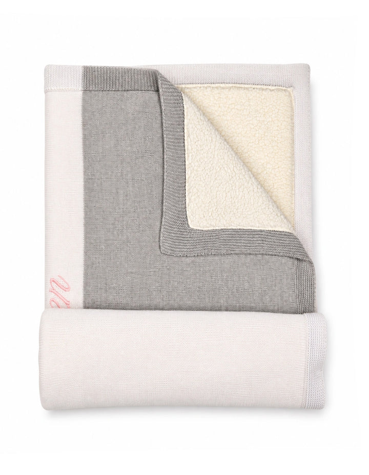 Newborn Girl Blanket Queen Pink and White at Zubaidas Online Pakistan