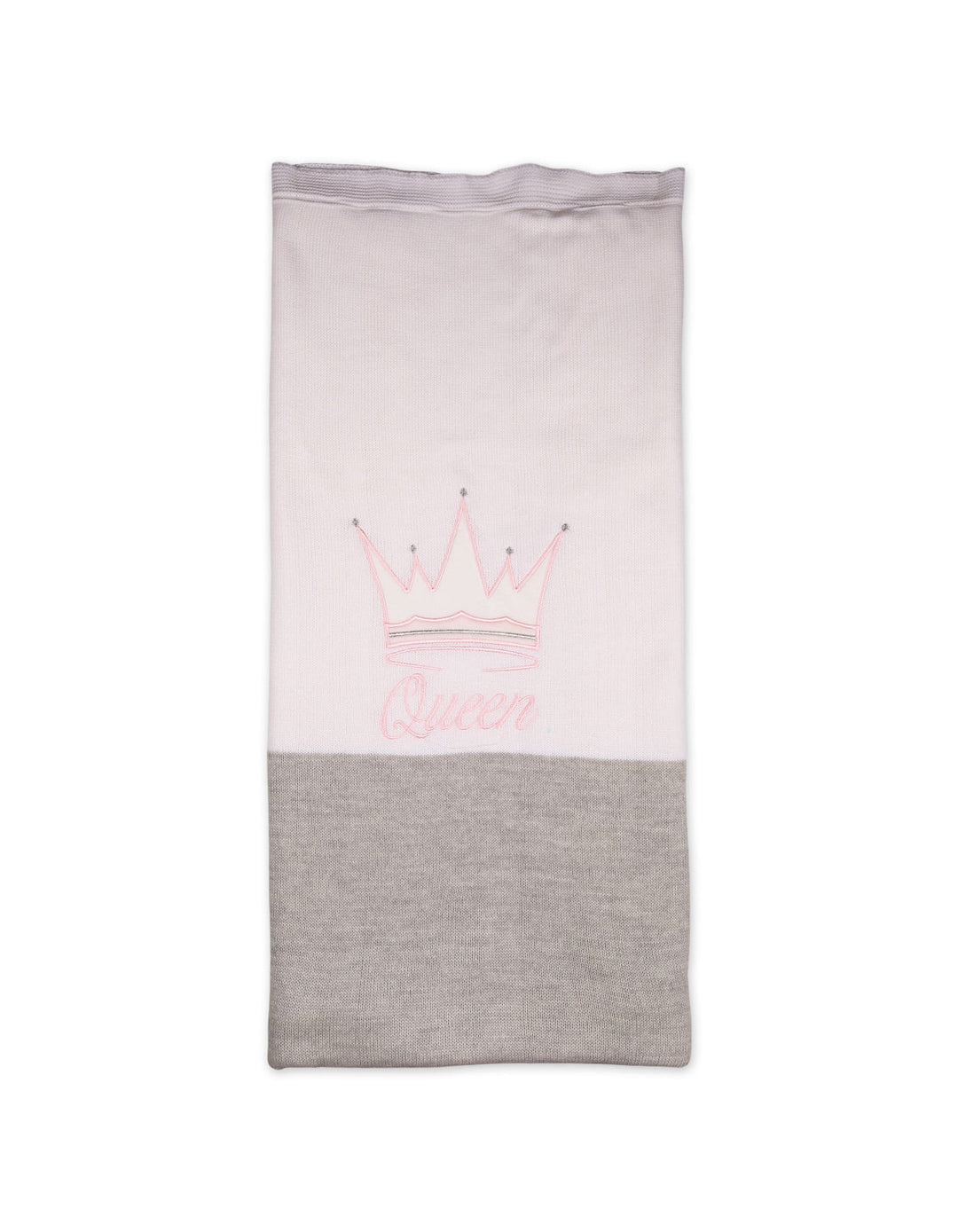 Newborn Girl Blanket Queen Pink and White at Zubaidas