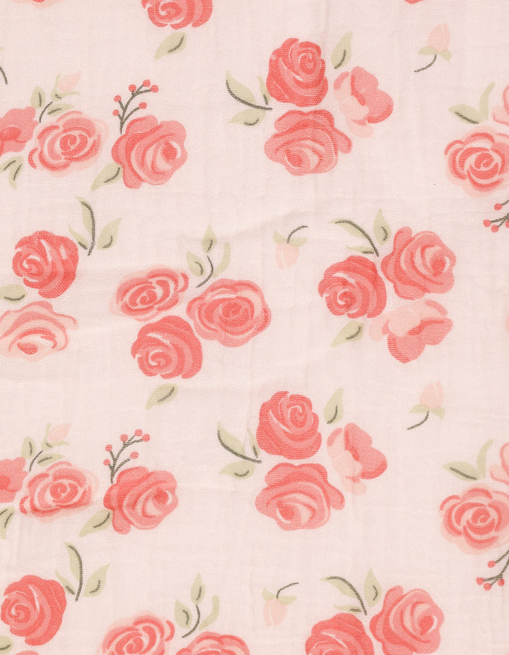 Newborn Girl Blanket Rose Pink and Red at Zubaidas Official Pakistan