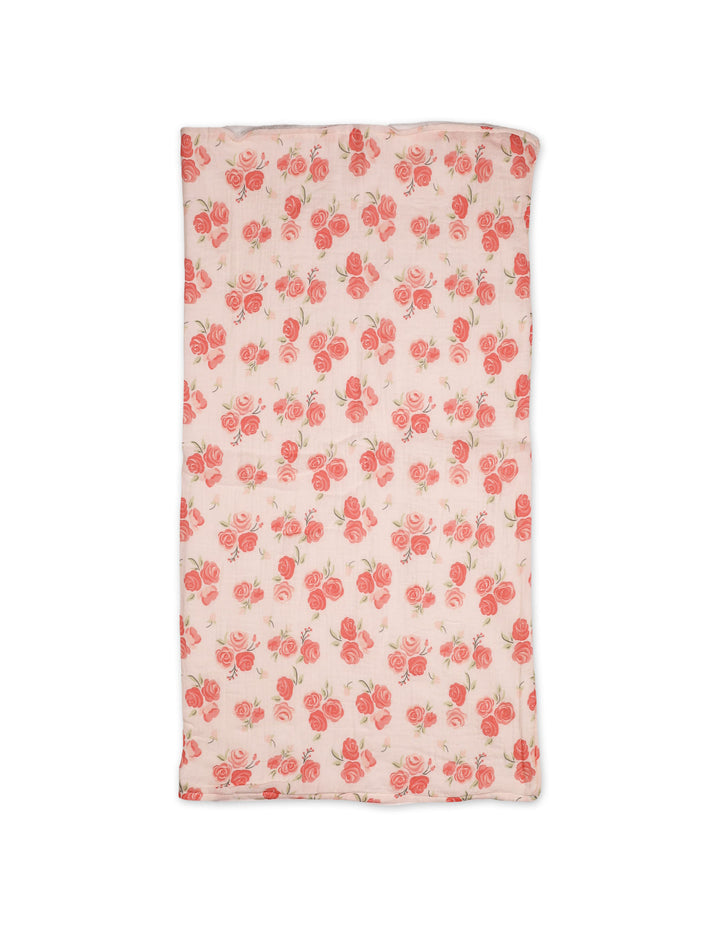 Newborn Girl Blanket Rose Pink and Red at Zubaidas Online Pakistan
