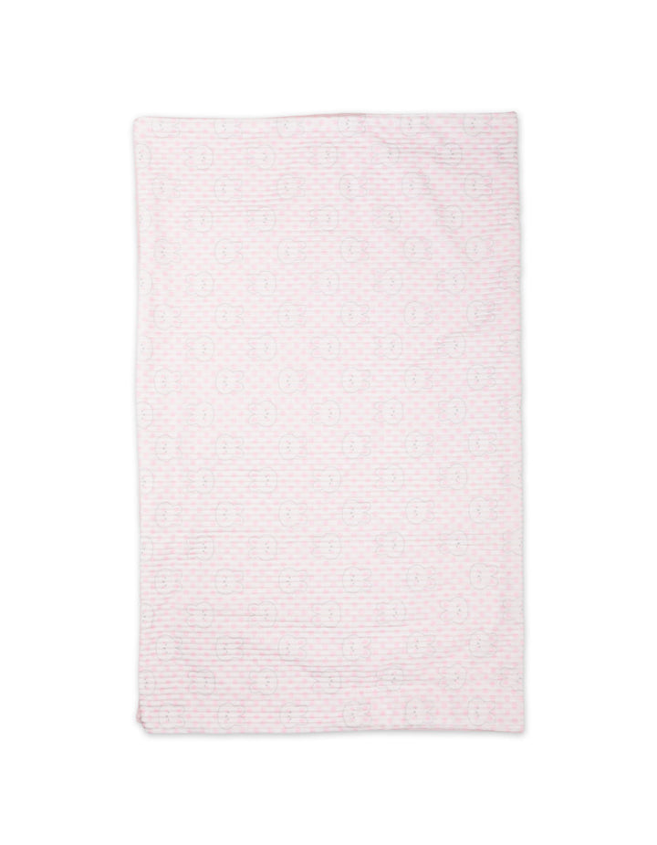 Newborn Girl Blanket with Soft Toy Bunny Light Pink at Zubaidas Official Pakistan