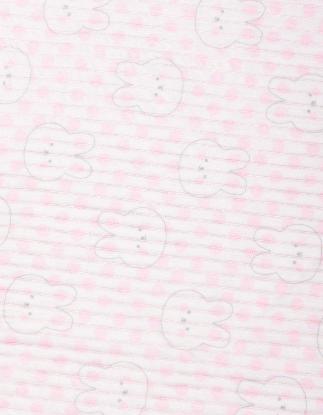 Newborn Girl Blanket with Soft Toy Bunny Light Pink at Zubaidas Online Pakistan