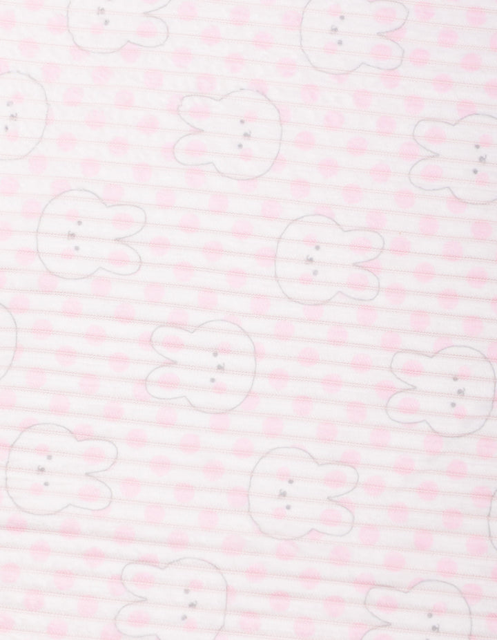 Newborn Girl Blanket with Soft Toy Bunny Light Pink at Zubaidas Online Pakistan
