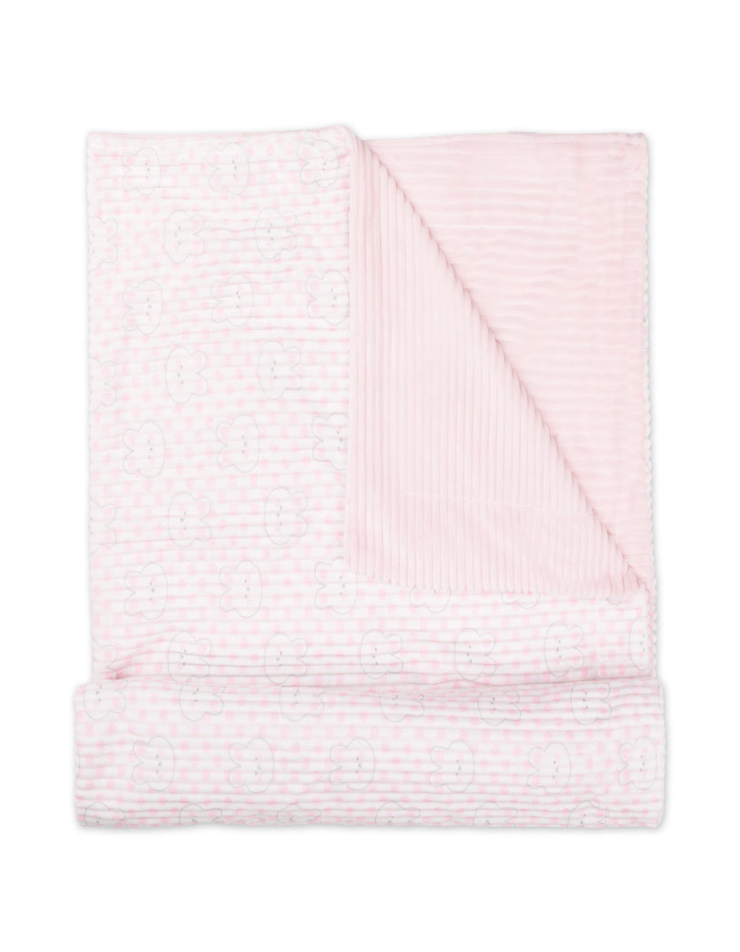 Newborn Girl Blanket with Soft Toy Bunny Light Pink at Zubaidas Best Online Baby and Kids Store in Pakistan